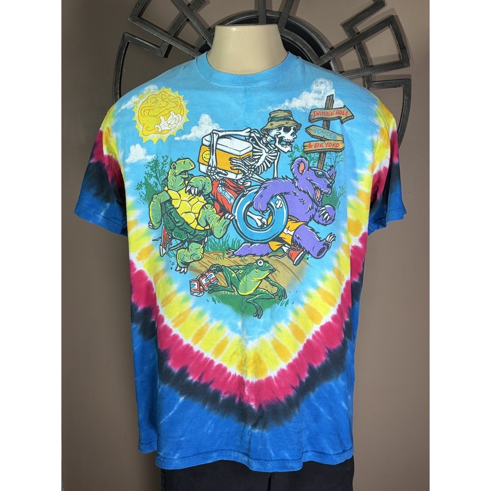 Liquid Blue Grateful Dead Tubin' Tie-Dye T-Shirt Men's XL